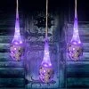 FUNPENY 3.2FT Halloween Decoration Hanging Light Up Spider Egg Sacs 3 Packs, Gift For Halloween Party Favors Games, Sacks Props For Halloween, Birthday Indoor Outdoor Decor (Purple)