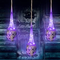FUNPENY 3.2FT Halloween Decoration Hanging Light Up Spider Egg Sacs 3 Packs, Gift For Halloween Party Favors Games, Sacks Props For Halloween, Birthday Indoor Outdoor Decor (Purple) 13 FUNPENY 3.2FT Halloween Decoration Hanging Light Up Spider Egg Sacs 3 Packs, Gift For Halloween Party Favors Games, Sacks Props For Halloween, Birthday Indoor Outdoor Decor (Purple) -Funpeny Shop 51ylKN 1jAL. AC