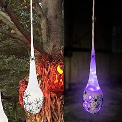 FUNPENY 3.2FT Halloween Decoration Hanging Light Up Spider Egg Sacs 3 Packs, Gift For Halloween Party Favors Games, Sacks Props For Halloween, Birthday Indoor Outdoor Decor (Purple) 10 FUNPENY 3.2FT Halloween Decoration Hanging Light Up Spider Egg Sacs 3 Packs, Gift For Halloween Party Favors Games, Sacks Props For Halloween, Birthday Indoor Outdoor Decor (Purple) -Funpeny Shop 51zkDE1zLaL