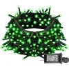 FUNPENY 85 FT 240 LED St. Patrick's Day String Lights, Waterproof Extendable Green Wire Fairy String Lights Plug In, 8 Modes Christmas Indoor Outdoor Yard Garden Wedding Party Decorations (Green)