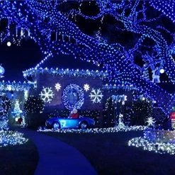 FUNPENY 300 LED Indoor String Lights, 100 FT Plug In Waterproof String Lights With 8 Modes For Halloween Thanksgiving Christmas Garden Decoration, Indoor And Outdoor Decorations (Blue) 20 FUNPENY 300 LED Indoor String Lights, 100 FT Plug In Waterproof String Lights With 8 Modes For Halloween Thanksgiving Christmas Garden Decoration, Indoor And Outdoor Decorations (Blue) -Funpeny Shop 615PEtcjgoL