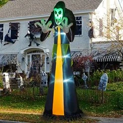 FUNPENY Halloween 9FT Inflatable Grim Reaper Ghost, Blow Up Halloween Decorations For Outdoor Garden Yard Lawn Party Decor 10 FUNPENY Halloween 9FT Inflatable Grim Reaper Ghost, Blow Up Halloween Decorations For Outdoor Garden Yard Lawn Party Decor -Funpeny Shop 61FFl9JSg3L
