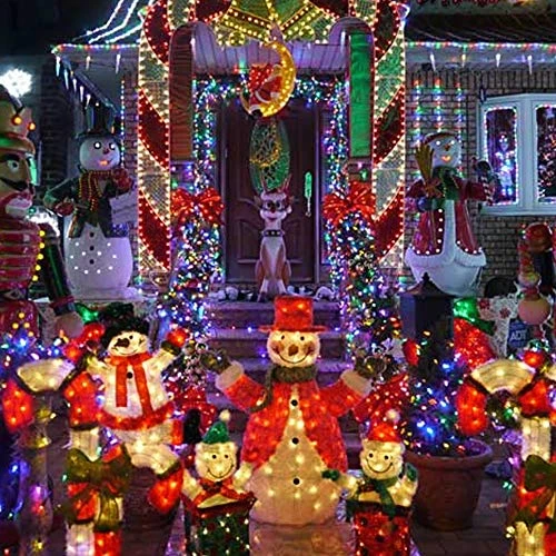 FUNPENY 300 LED Indoor String Lights, 100 FT Plug In Waterproof String Lights With 8 Modes For Halloween Thanksgiving Christmas Garden Decoration, Indoor And Outdoor Decoration (Multi-Colored) 5 FUNPENY 300 LED Indoor String Lights, 100 FT Plug In Waterproof String Lights With 8 Modes For Halloween Thanksgiving Christmas Garden Decoration, Indoor And Outdoor Decoration (Multi-Colored) - Image 5