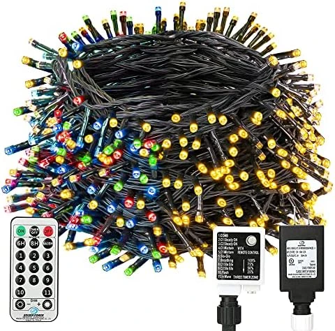 FUNPENY 300 LED Indoor String Lights, 100 FT Plug In Waterproof Christmas String Lights With 8 Modes For Christmas St. Patrick's Day Garden Decoration, Indoor And Outdoor Decoration (Green) 11 FUNPENY 300 LED Indoor String Lights, 100 FT Plug In Waterproof Christmas String Lights With 8 Modes For Christmas St. Patrick's Day Garden Decoration, Indoor And Outdoor Decoration (Green) - Image 11