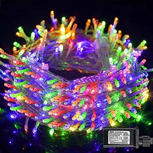 FUNPENY 300 LED Indoor String Lights, 100 FT Plug In Waterproof String Lights With 8 Modes For Halloween Thanksgiving Christmas Garden Decoration, Indoor And Outdoor Decorations (Blue) 10 FUNPENY 300 LED Indoor String Lights, 100 FT Plug In Waterproof String Lights With 8 Modes For Halloween Thanksgiving Christmas Garden Decoration, Indoor And Outdoor Decorations (Blue) - Image 10