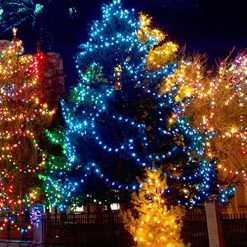 FUNPENY Christmas Lights, 150 Lights 33FT Incandescent Mini String Lights White Wire For Indoor Outdoor Christmas Tree Xmas Party Home Decorations (Blue) -Funpeny Shop 61WOB7IMZKL
