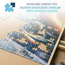 FUNPENY Portable Puzzle Board With Drawers, 1500 Pieces Wooden Large Puzzle Table For Adults, 27" X 35" Smooth Plateau Work Surface For Kids Family Game -Funpeny Shop 61Wd0PSQXEL