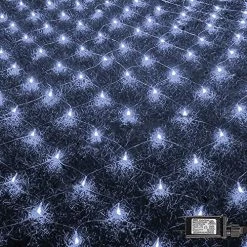 FUNPENY Halloween 200 LED Net Lights, 9.8ft X 6.6ft 8 Modes Waterproof Connectable Halloween Decorations For Outdoor Garden Party Decor (Orange) -Funpeny Shop 61XPJKRy0YL. AC