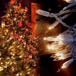 FUNPENY Christmas Lights, 150 Count 33FT Incandescent Mini String Lights White Wire, 110V UL Certified Fairy Lights For Indoor Outdoor Christmas Tree Xmas Party Home Decorations (Warm White) 15 FUNPENY Christmas Lights, 150 Count 33FT Incandescent Mini String Lights White Wire, 110V UL Certified Fairy Lights For Indoor Outdoor Christmas Tree Xmas Party Home Decorations (Warm White) -Funpeny Shop 61kwDjmRFNL