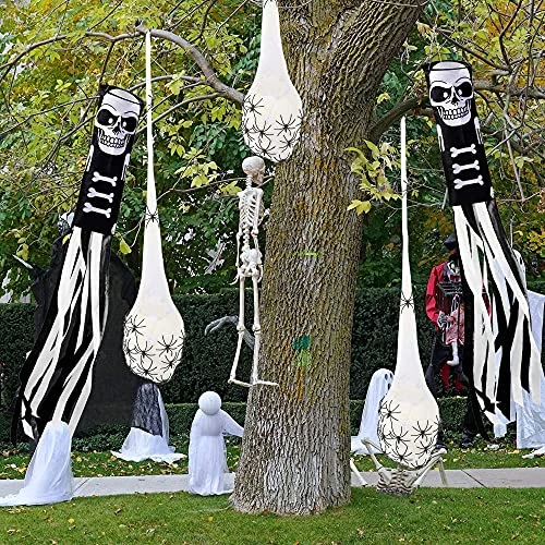 FUNPENY 3.2FT Halloween Decoration Hanging Light Up Spider Egg Sacs 3 Packs, Gift For Halloween Party Favors Games, Sacks Props For Halloween, Birthday Indoor Outdoor Decor (Purple) 6 FUNPENY 3.2FT Halloween Decoration Hanging Light Up Spider Egg Sacs 3 Packs, Gift For Halloween Party Favors Games, Sacks Props For Halloween, Birthday Indoor Outdoor Decor (Purple) - Image 6