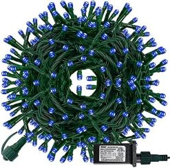 FUNPENY 300 LED Christmas String Lights, 100 FT Plug In Connectable Waterproof Fairy String Lights Green Wire With 8 Modes For Indoor Outdoor Xmas Tree Home Garden Decorations (Multi Colored) 23 FUNPENY 300 LED Christmas String Lights, 100 FT Plug In Connectable Waterproof Fairy String Lights Green Wire With 8 Modes For Indoor Outdoor Xmas Tree Home Garden Decorations (Multi Colored) -Funpeny Shop 61vK8cryrbL. AC 4